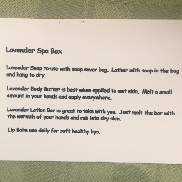 COPY - Small lavender spa box - Picture 3 of 6